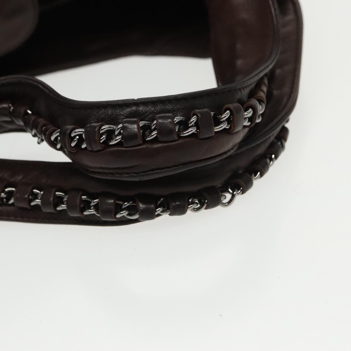 Chanel Hobo Brown Leather Handbag (Pre-Owned) Size ONE SIZE - 4 Thumbnail