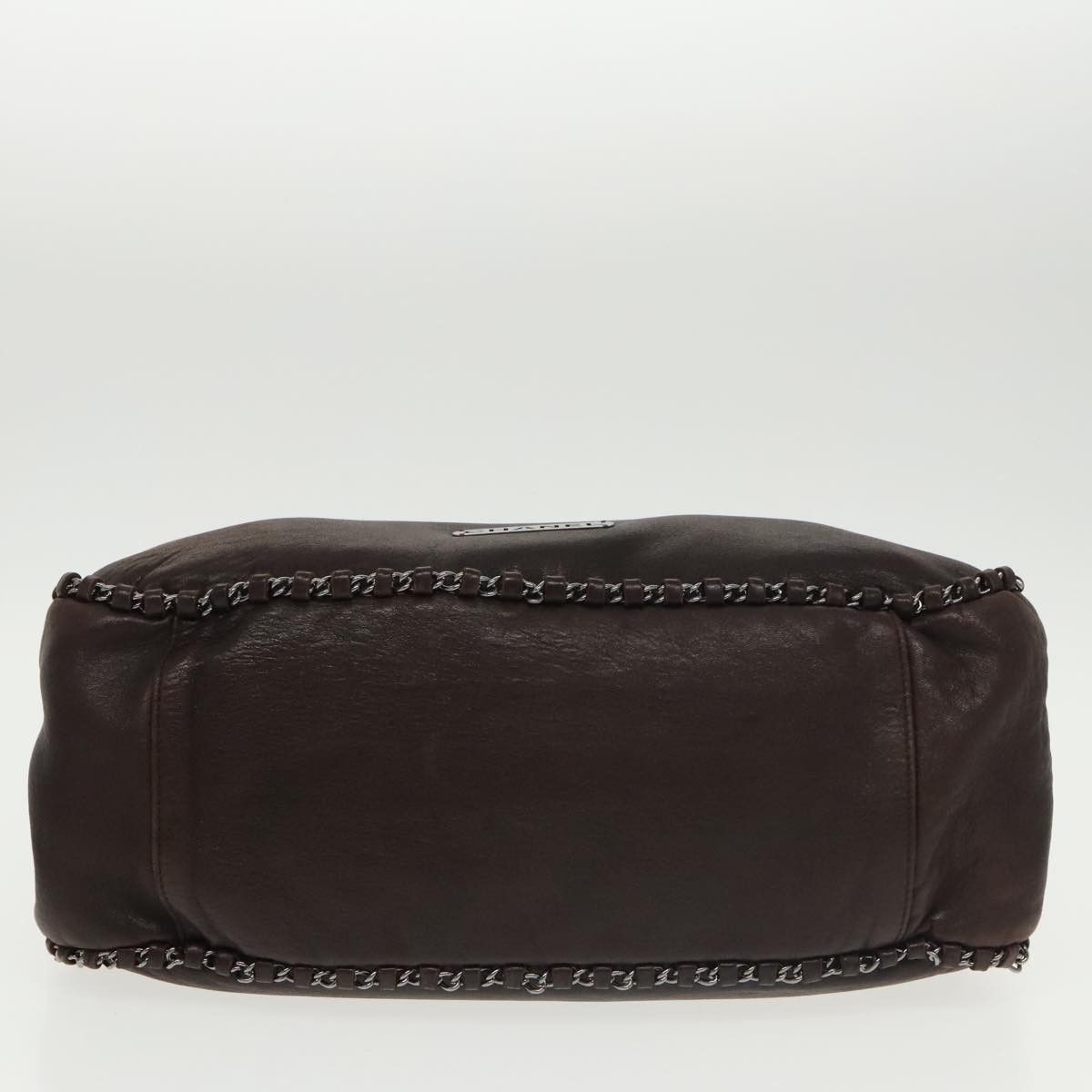 Chanel Hobo Brown Leather Handbag (Pre-Owned) Size ONE SIZE - 5 Thumbnail