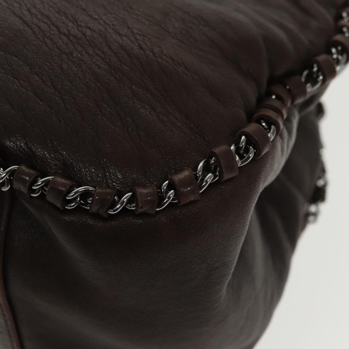 Chanel Hobo Brown Leather Handbag (Pre-Owned) Size ONE SIZE - 20 Thumbnail