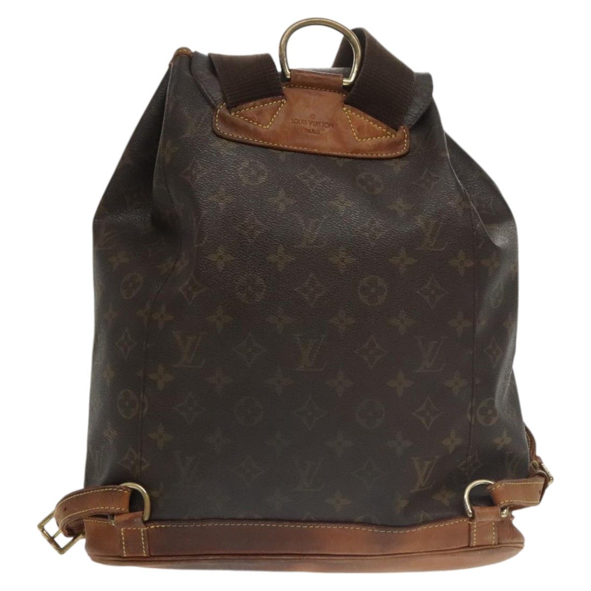 Louis Vuitton Montsouris Gm Black Canvas Backpack Bag (Pre-Owned) Size ONE SIZE - 2 Thumbnail