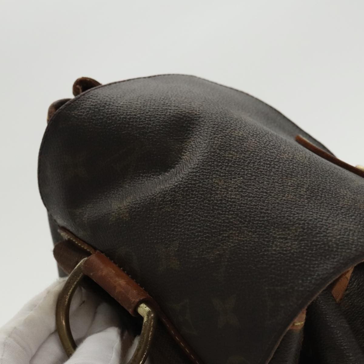Louis Vuitton Montsouris Gm Black Canvas Backpack Bag (Pre-Owned) Size ONE SIZE - 5 Thumbnail