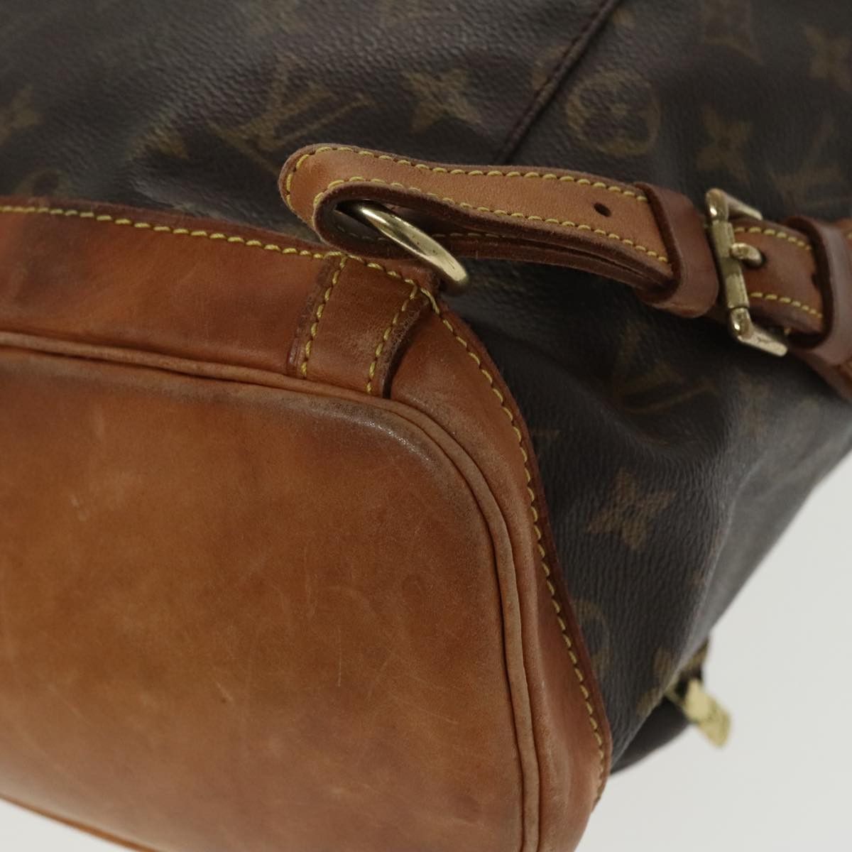 Louis Vuitton Montsouris Gm Black Canvas Backpack Bag (Pre-Owned) Size ONE SIZE - 14 Thumbnail