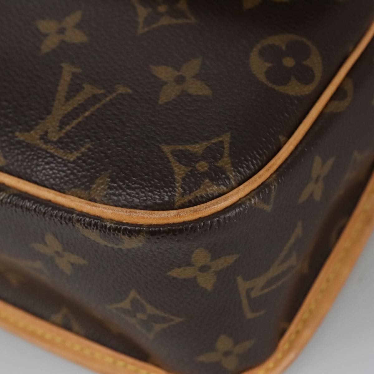 Louis Vuitton Sologne Brown Canvas Shoulder Bag (Pre-Owned) Size ONE SIZE - 9 Thumbnail