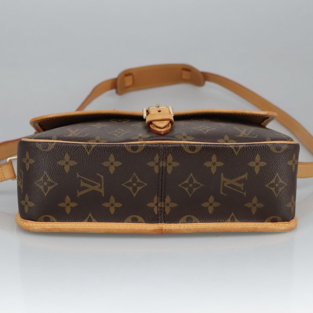 Louis Vuitton Sologne Brown Canvas Shoulder Bag (Pre-Owned) Size ONE SIZE - 8 Thumbnail