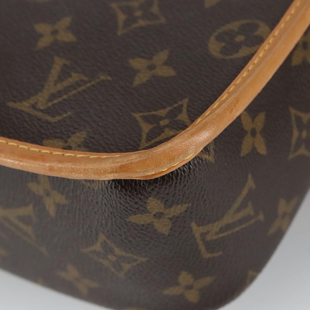 Louis Vuitton Sologne Brown Canvas Shoulder Bag (Pre-Owned) Size ONE SIZE - 11 Thumbnail