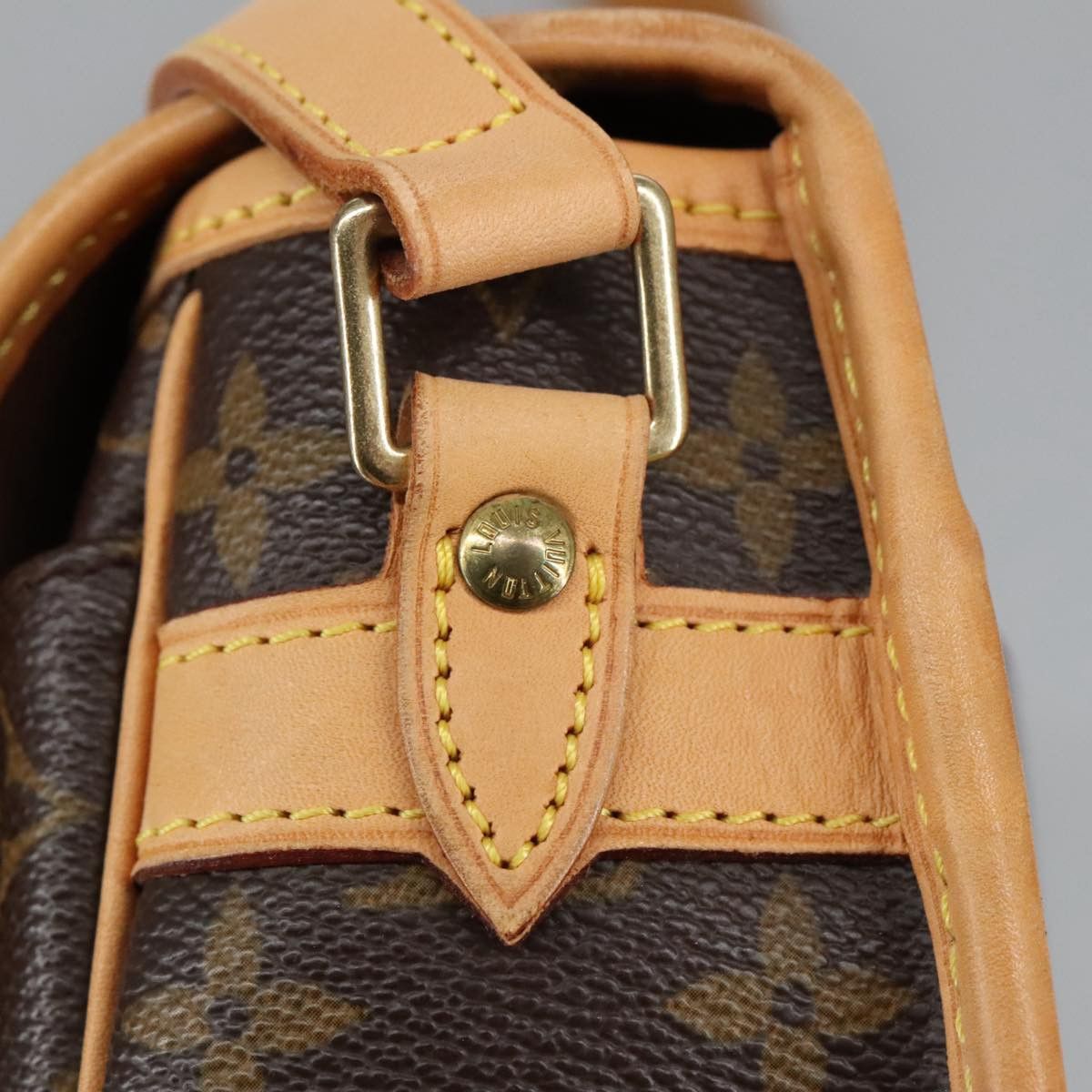 Louis Vuitton Sologne Brown Canvas Shoulder Bag (Pre-Owned) Size ONE SIZE - 13 Thumbnail