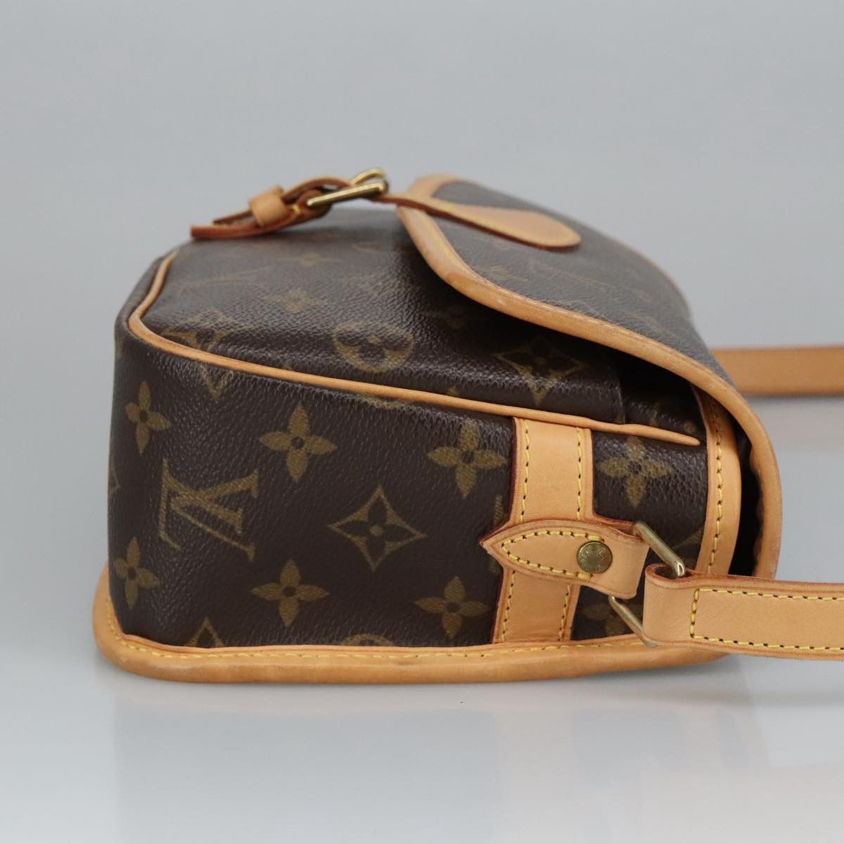 Louis Vuitton Sologne Brown Canvas Shoulder Bag (Pre-Owned) Size ONE SIZE - 3 Thumbnail
