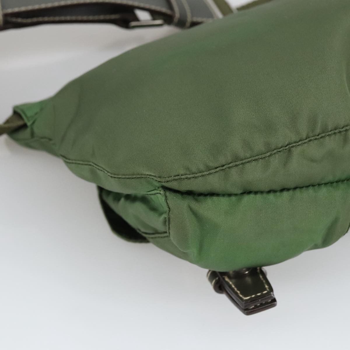 Prada Tessuto Khaki Synthetic Shoulder Bag (Pre-Owned) Size ONE SIZE - 18 Thumbnail