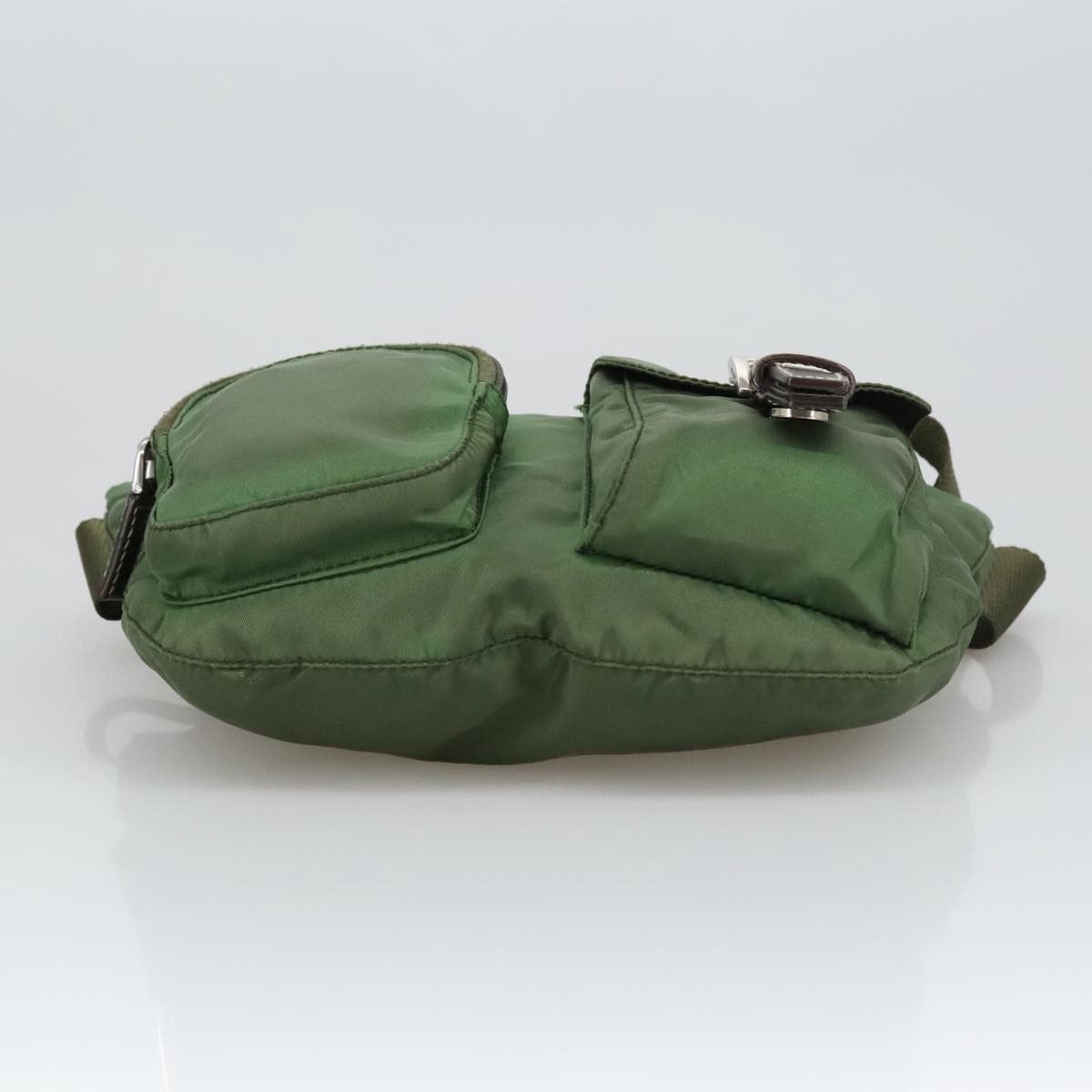 Prada Tessuto Khaki Synthetic Shoulder Bag (Pre-Owned) Size ONE SIZE - 5 Thumbnail