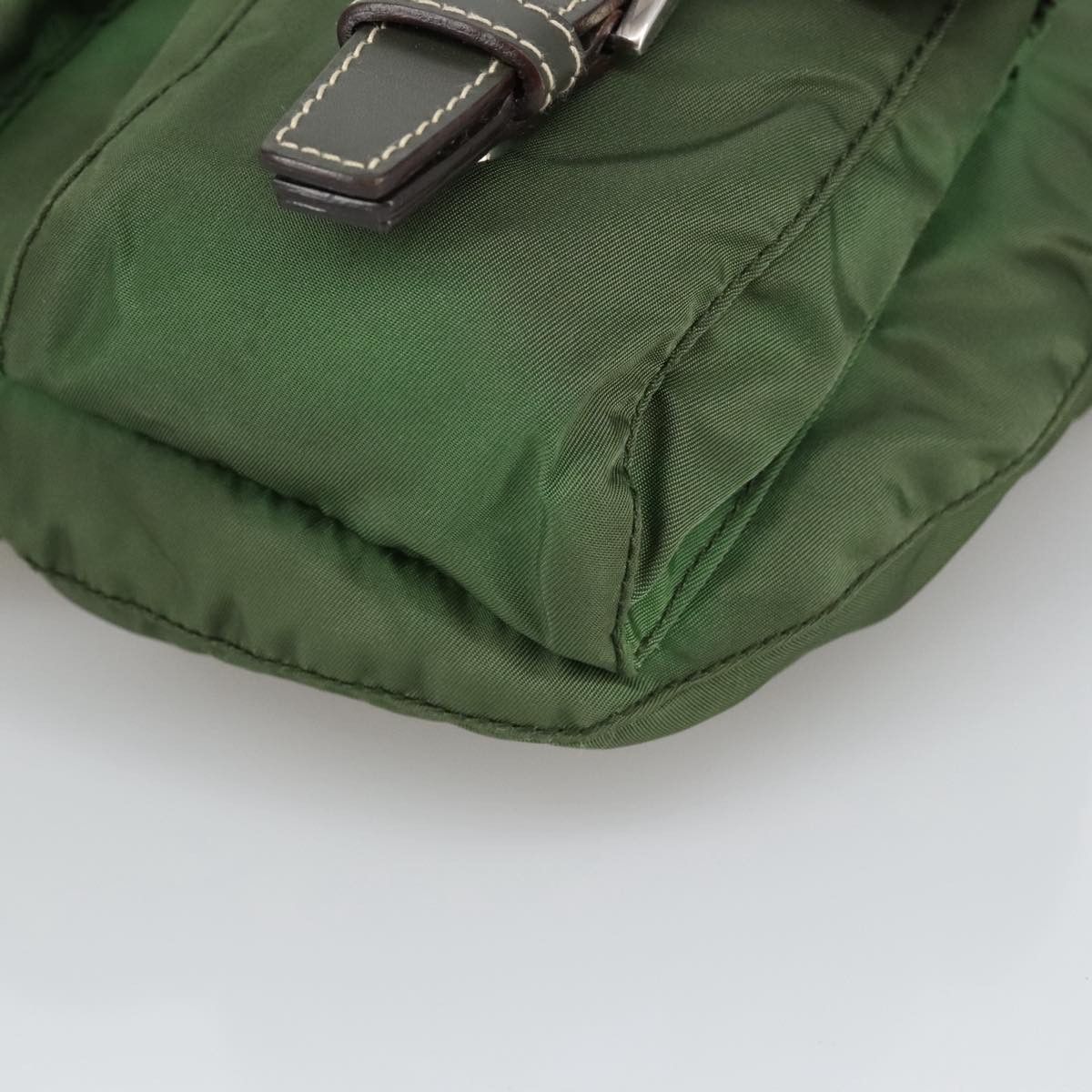 Prada Tessuto Khaki Synthetic Shoulder Bag (Pre-Owned) Size ONE SIZE - 6 Thumbnail