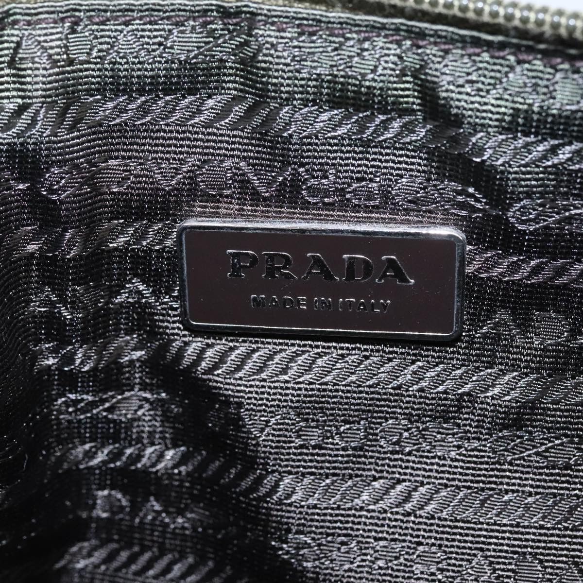 Prada Tessuto Khaki Synthetic Shoulder Bag (Pre-Owned) Size ONE SIZE - 20 Thumbnail
