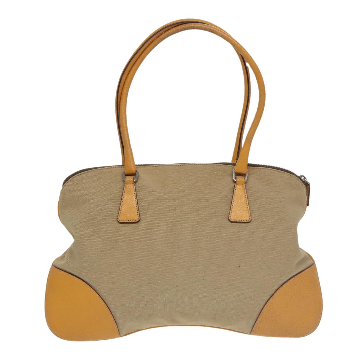 Prada Beige Canvas Handbag (Pre-Owned) Size ONE SIZE - 2 Thumbnail
