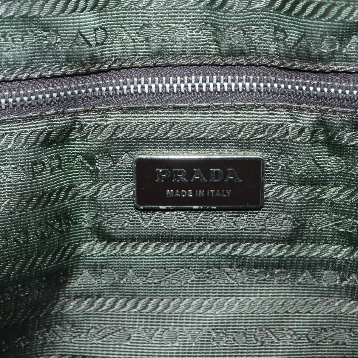 Prada Beige Canvas Handbag (Pre-Owned) Size ONE SIZE - 9 Thumbnail