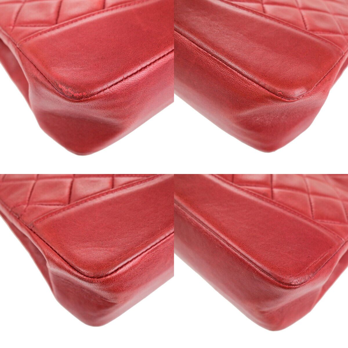 Chanel Cabas Red Leather Handbag (Pre-Owned) Size ONE SIZE - 6 Thumbnail