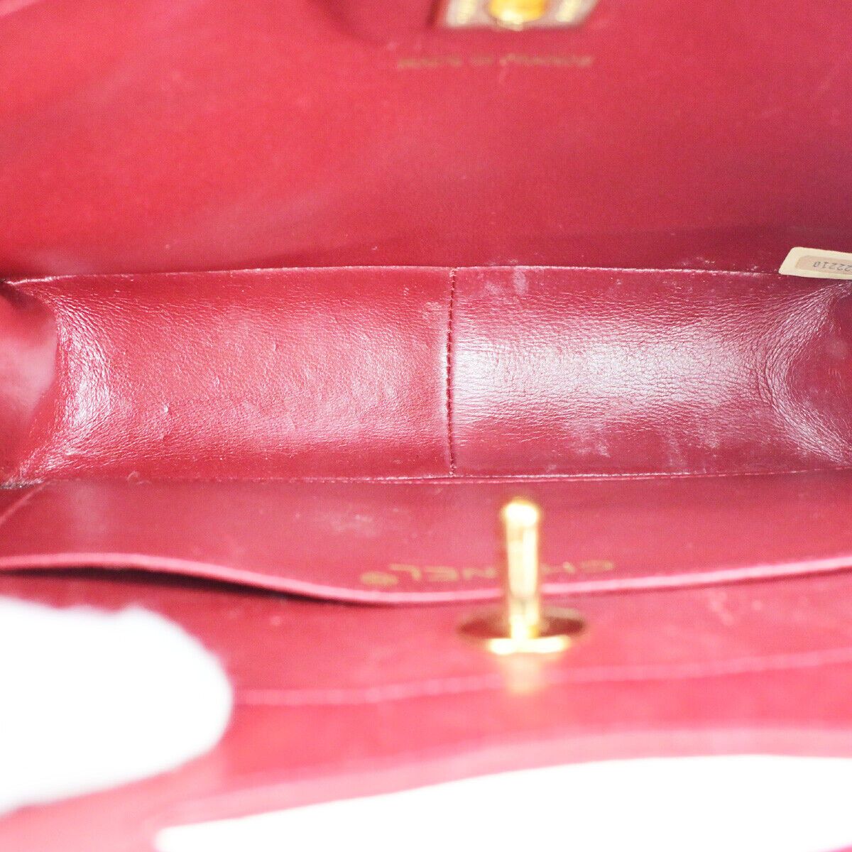 Chanel Cabas Red Leather Handbag (Pre-Owned) Size ONE SIZE - 8 Thumbnail