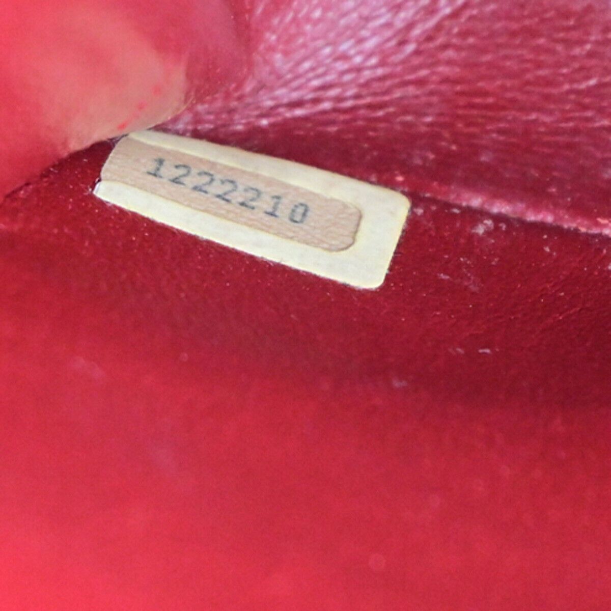 Chanel Cabas Red Leather Handbag (Pre-Owned) Size ONE SIZE - 9 Thumbnail