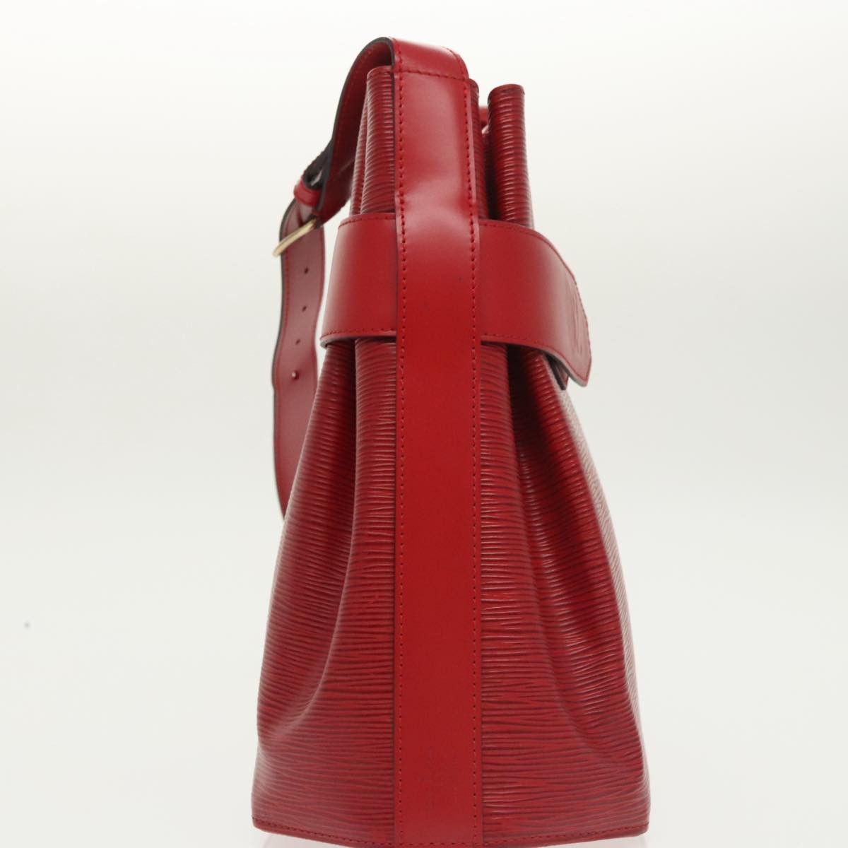 Louis Vuitton Sac D'épaule Red Leather Shoulder Bag (Pre-Owned) Size ONE SIZE - 4 Thumbnail