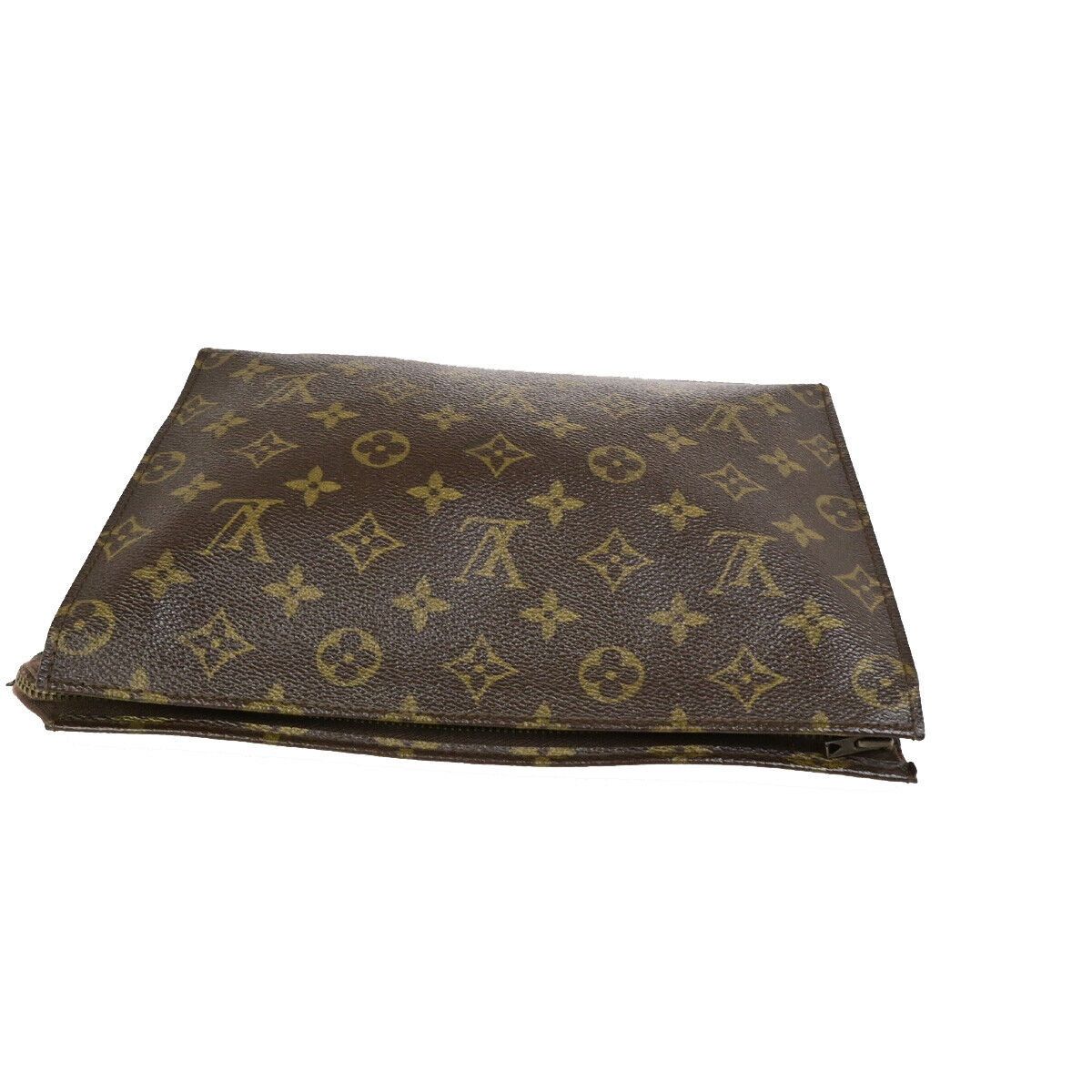 Louis Vuitton Poche Toilette Brown Canvas Clutch Bag (Pre-Owned) Size ONE SIZE - 12 Thumbnail