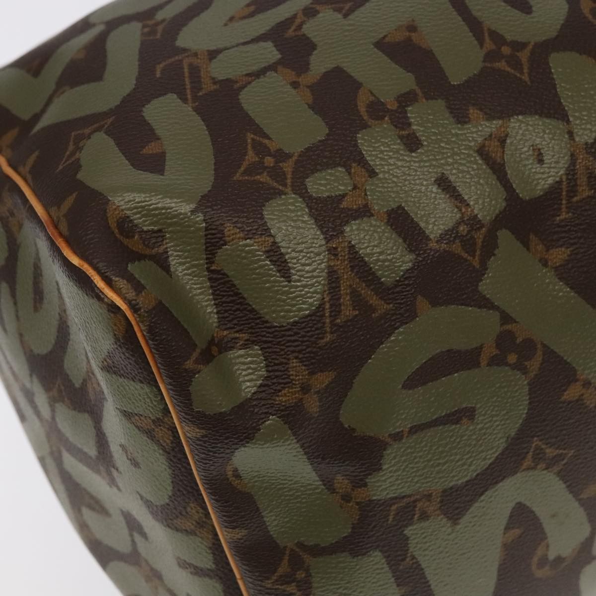 Louis Vuitton Keepall 50 Khaki Canvas Travel Bag (Pre-Owned) Size ONE SIZE - 10 Thumbnail