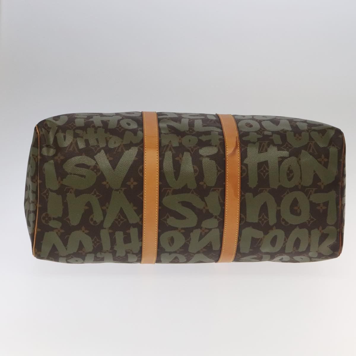 Louis Vuitton Keepall 50 Khaki Canvas Travel Bag (Pre-Owned) Size ONE SIZE - 8 Thumbnail