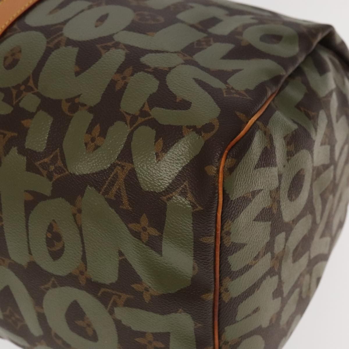 Louis Vuitton Keepall 50 Khaki Canvas Travel Bag (Pre-Owned) Size ONE SIZE - 9 Thumbnail