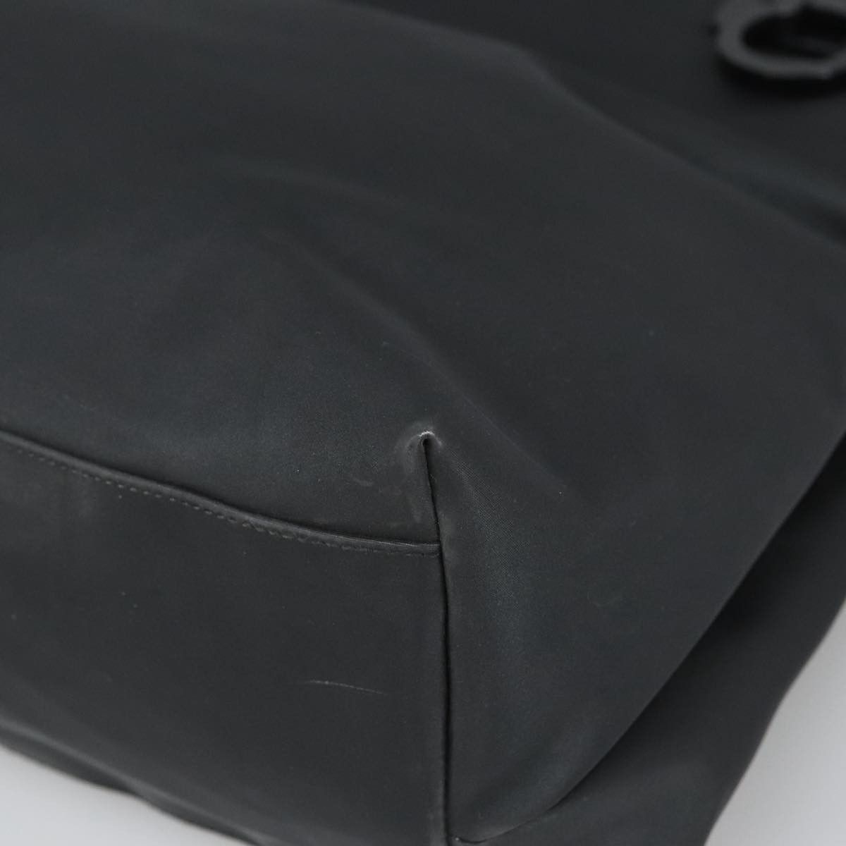 Salvatore Ferragamo Gancini Black Synthetic Handbag (Pre-Owned) Size ONE SIZE - 6 Thumbnail