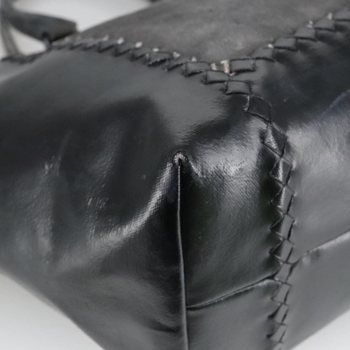 Bottega Veneta Cabas Black Leather Handbag (Pre-Owned) Size ONE SIZE - 17 Thumbnail