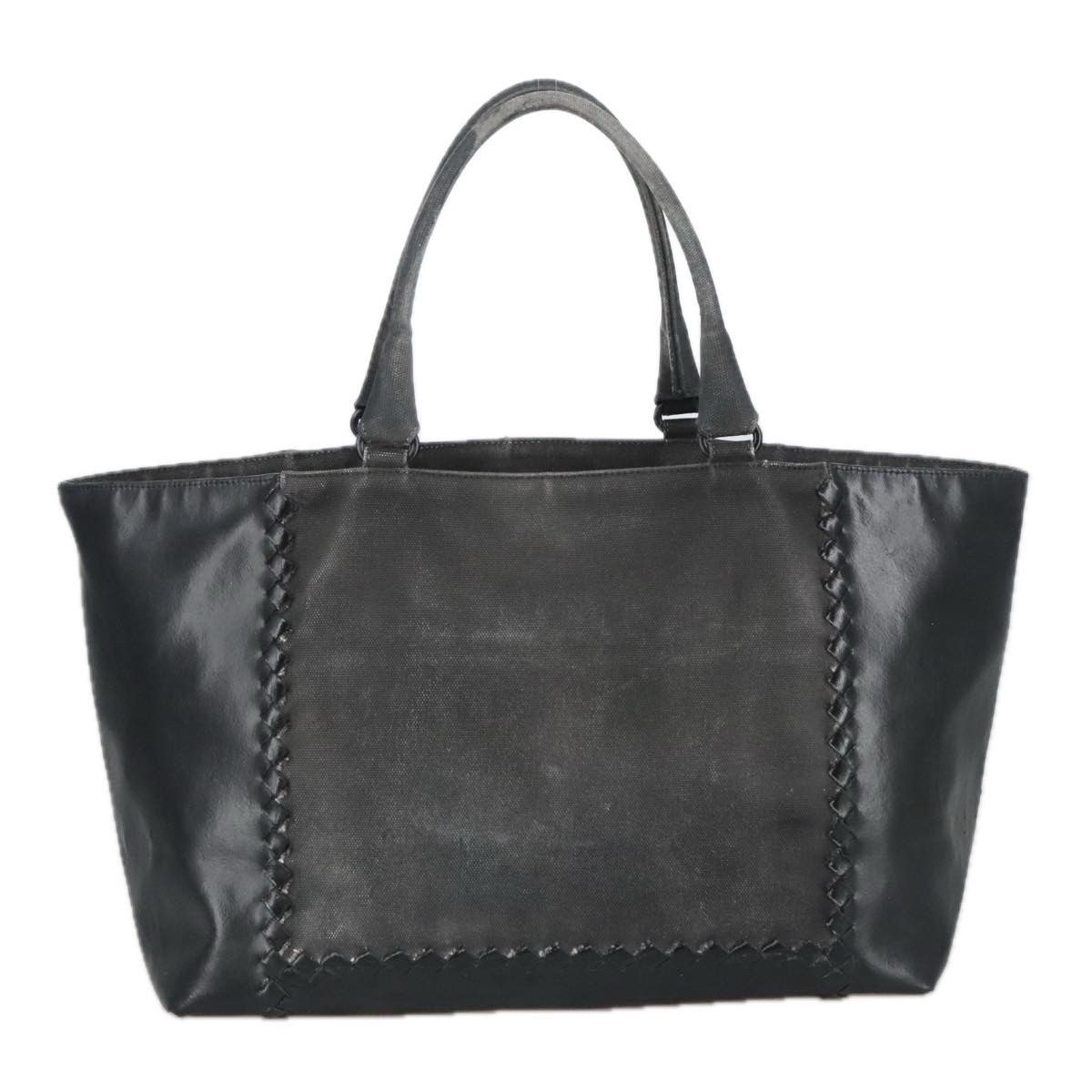 Bottega Veneta Cabas Black Leather Handbag (Pre-Owned) Size ONE SIZE - 2 Thumbnail