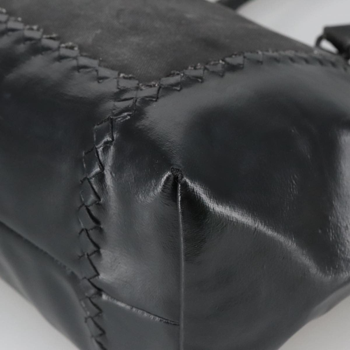Bottega Veneta Cabas Black Leather Handbag (Pre-Owned) Size ONE SIZE - 16 Thumbnail
