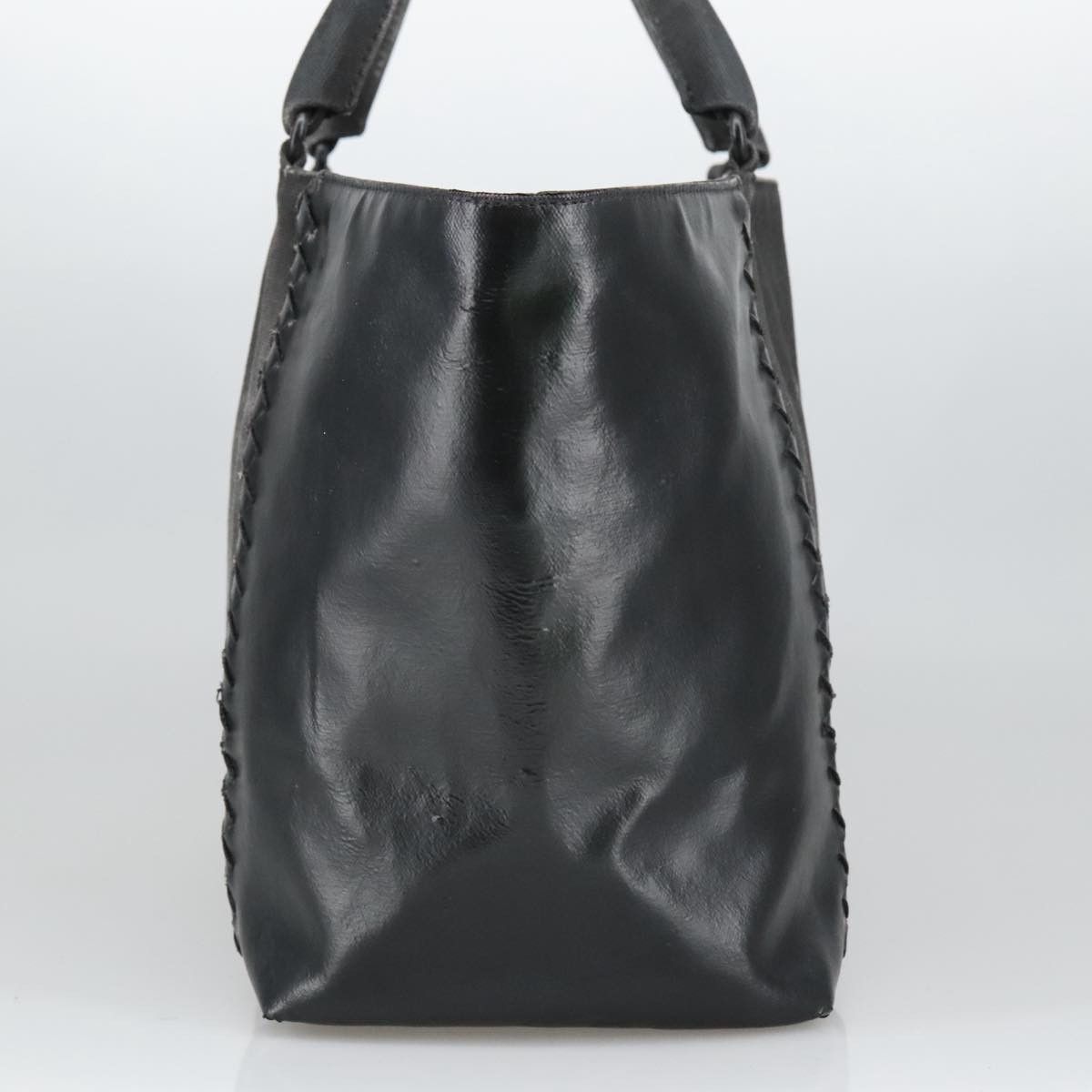 Bottega Veneta Cabas Black Leather Handbag (Pre-Owned) Size ONE SIZE - 3 Thumbnail
