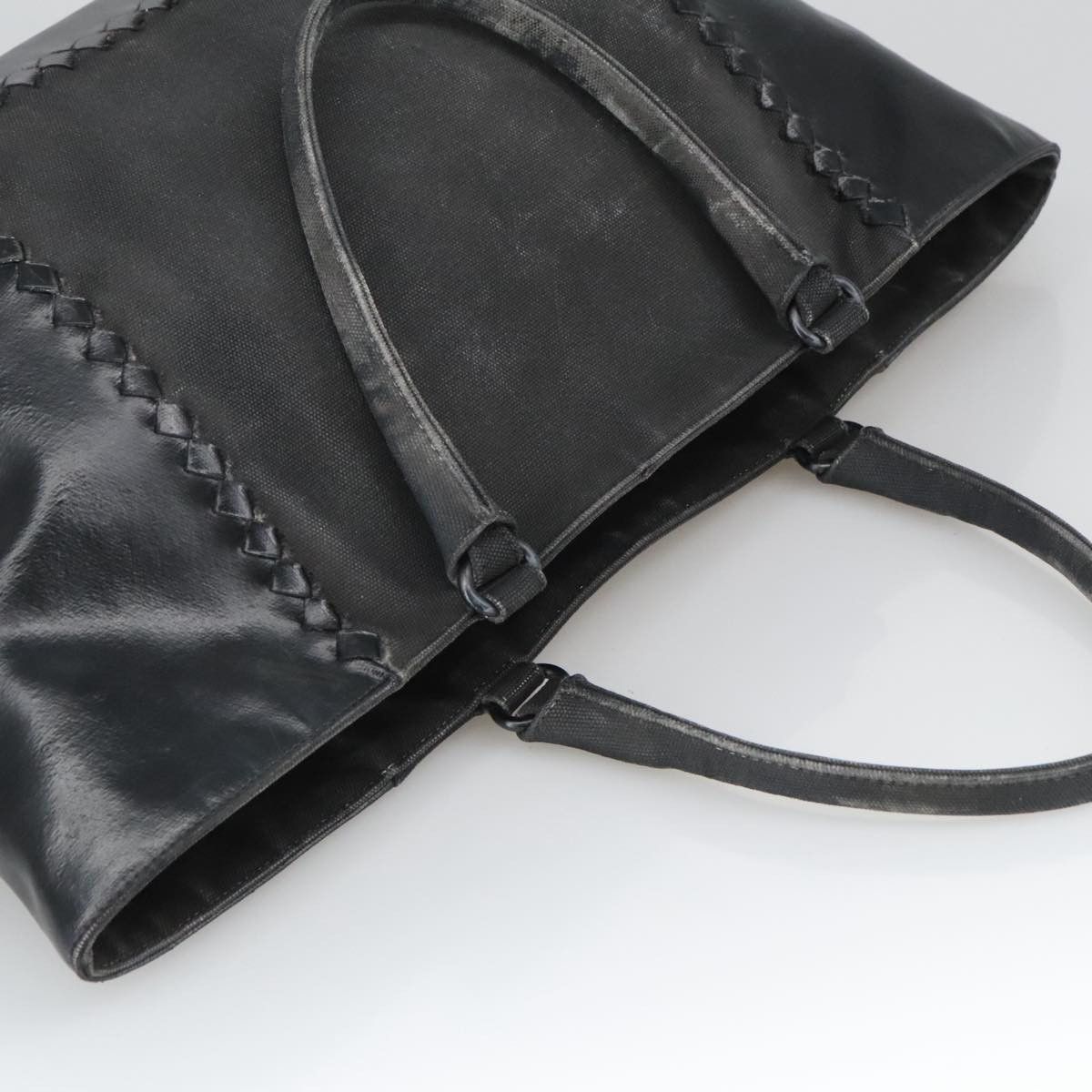 Bottega Veneta Cabas Black Leather Handbag (Pre-Owned) Size ONE SIZE - 12 Thumbnail