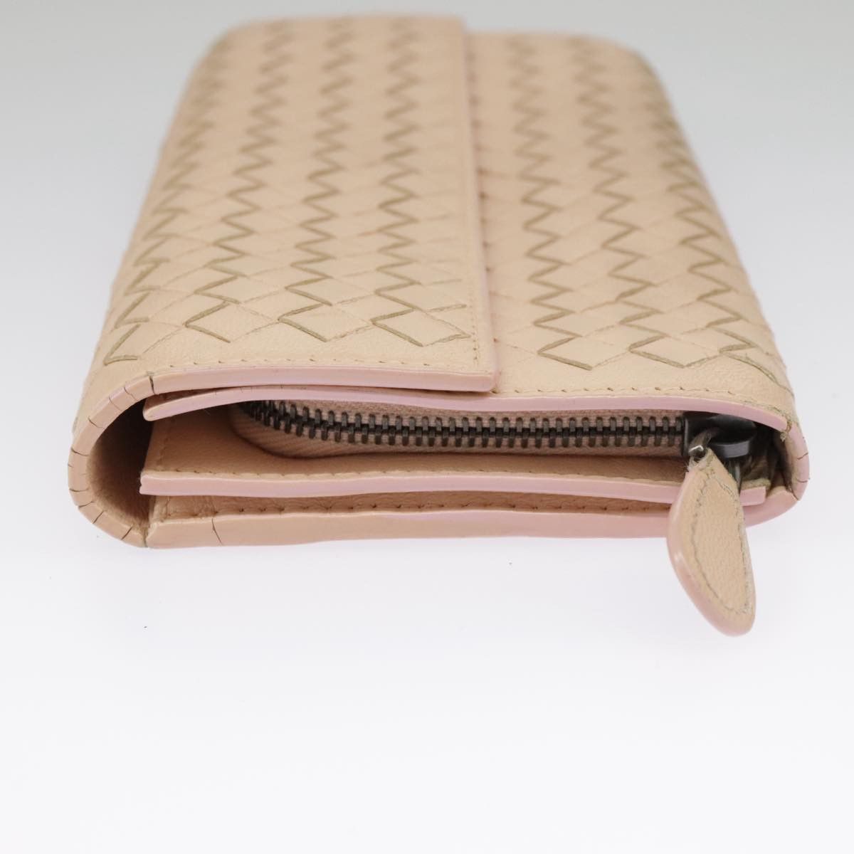 Bottega Veneta Intrecciato Beige Leather Wallet (Pre-Owned) Size ONE SIZE - 11 Thumbnail