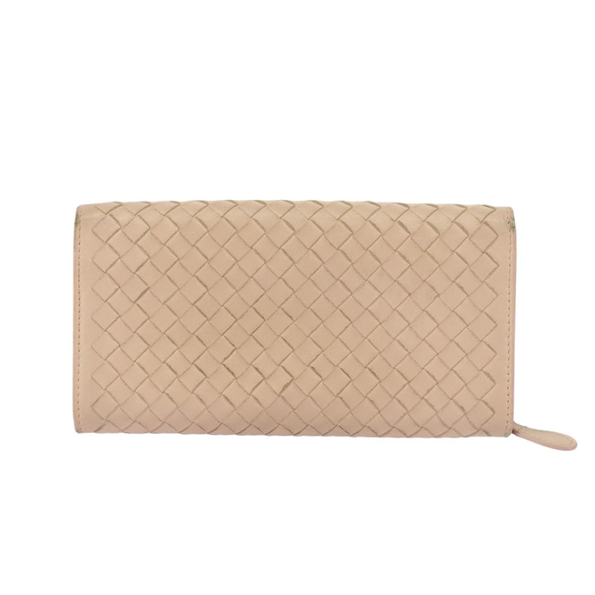 Bottega Veneta Intrecciato Beige Leather Wallet (Pre-Owned) Size ONE SIZE - 2 Thumbnail