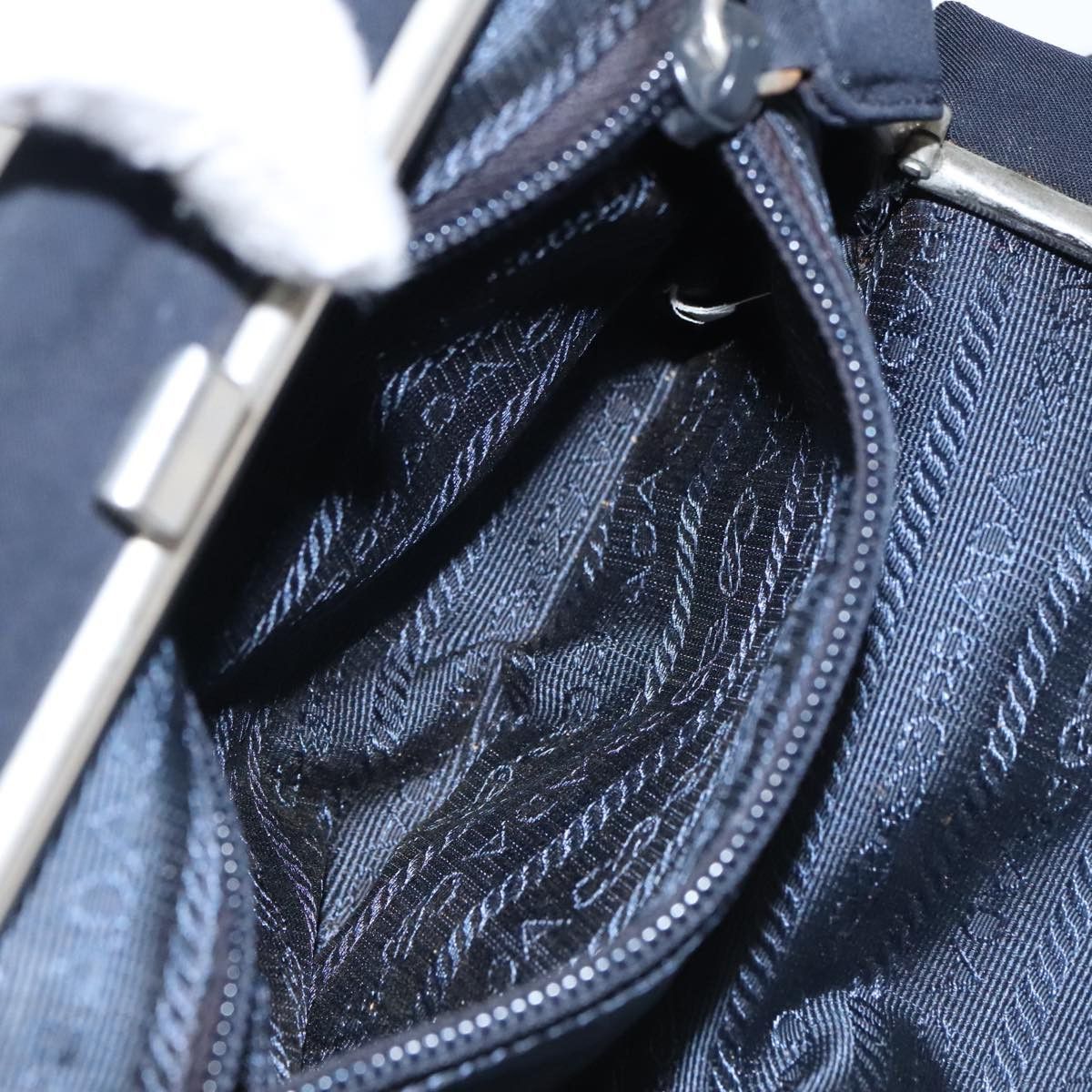 Prada Black Canvas Shoulder Bag (Pre-Owned) Size ONE SIZE - 20 Thumbnail