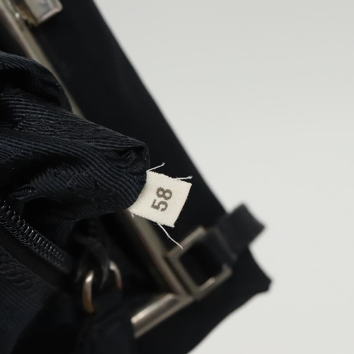 Prada Black Canvas Shoulder Bag (Pre-Owned) Size ONE SIZE - 9 Thumbnail