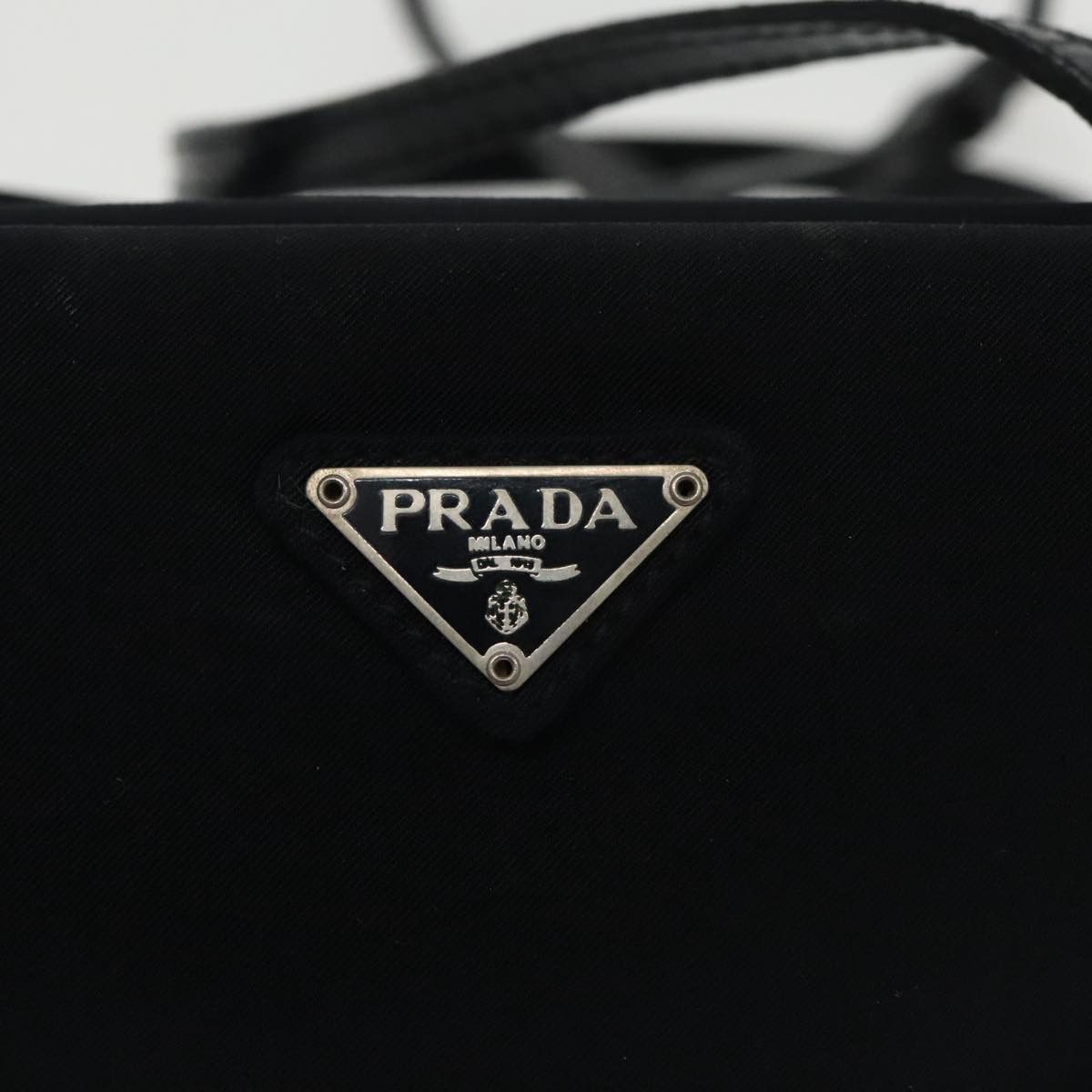 Prada Black Canvas Shoulder Bag (Pre-Owned) Size ONE SIZE - 18 Thumbnail