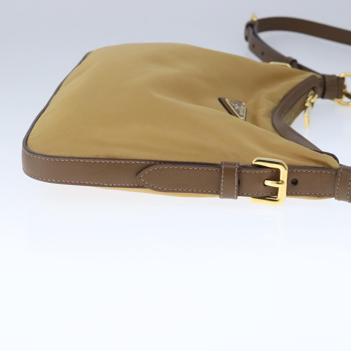 Prada Re-Nylon Beige Synthetic Shoulder Bag (Pre-Owned) Size ONE SIZE - 4 Thumbnail