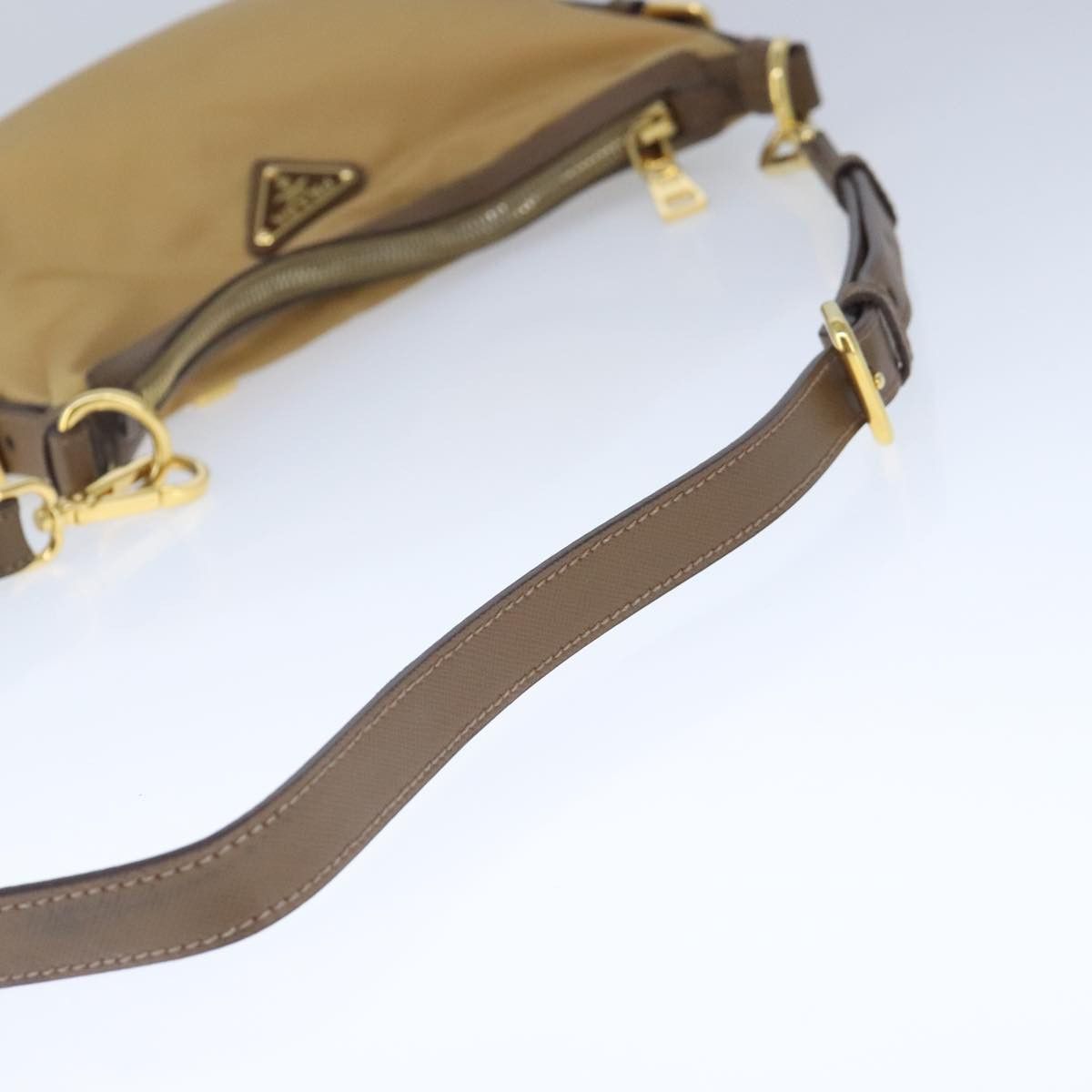Prada Re-Nylon Beige Synthetic Shoulder Bag (Pre-Owned) Size ONE SIZE - 5 Thumbnail