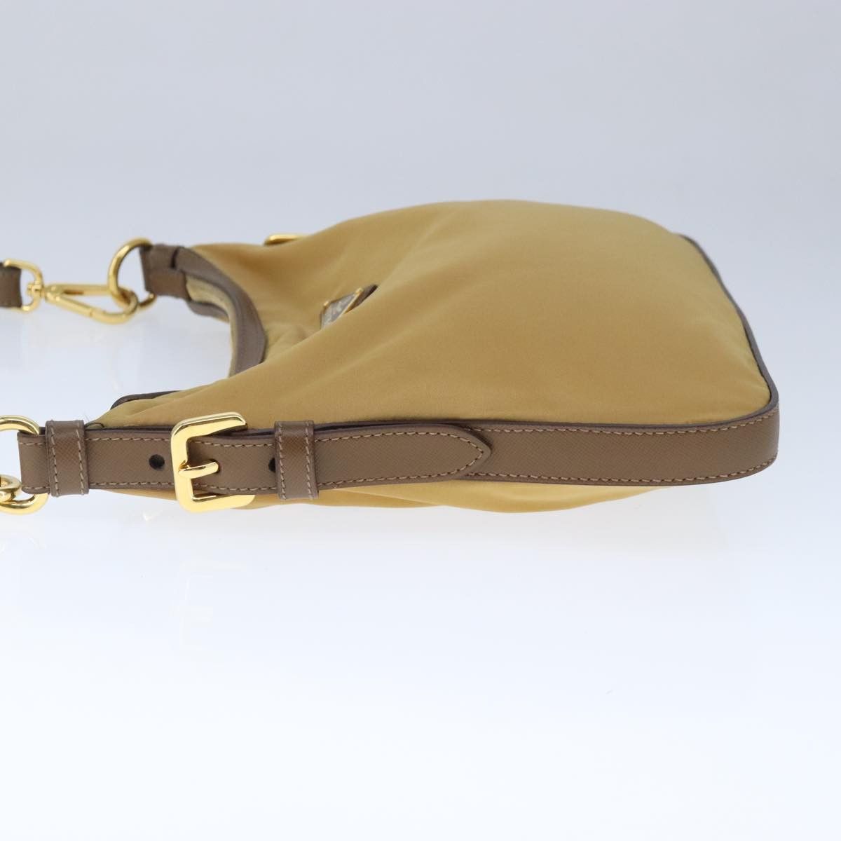 Prada Re-Nylon Beige Synthetic Shoulder Bag (Pre-Owned) Size ONE SIZE - 3 Thumbnail