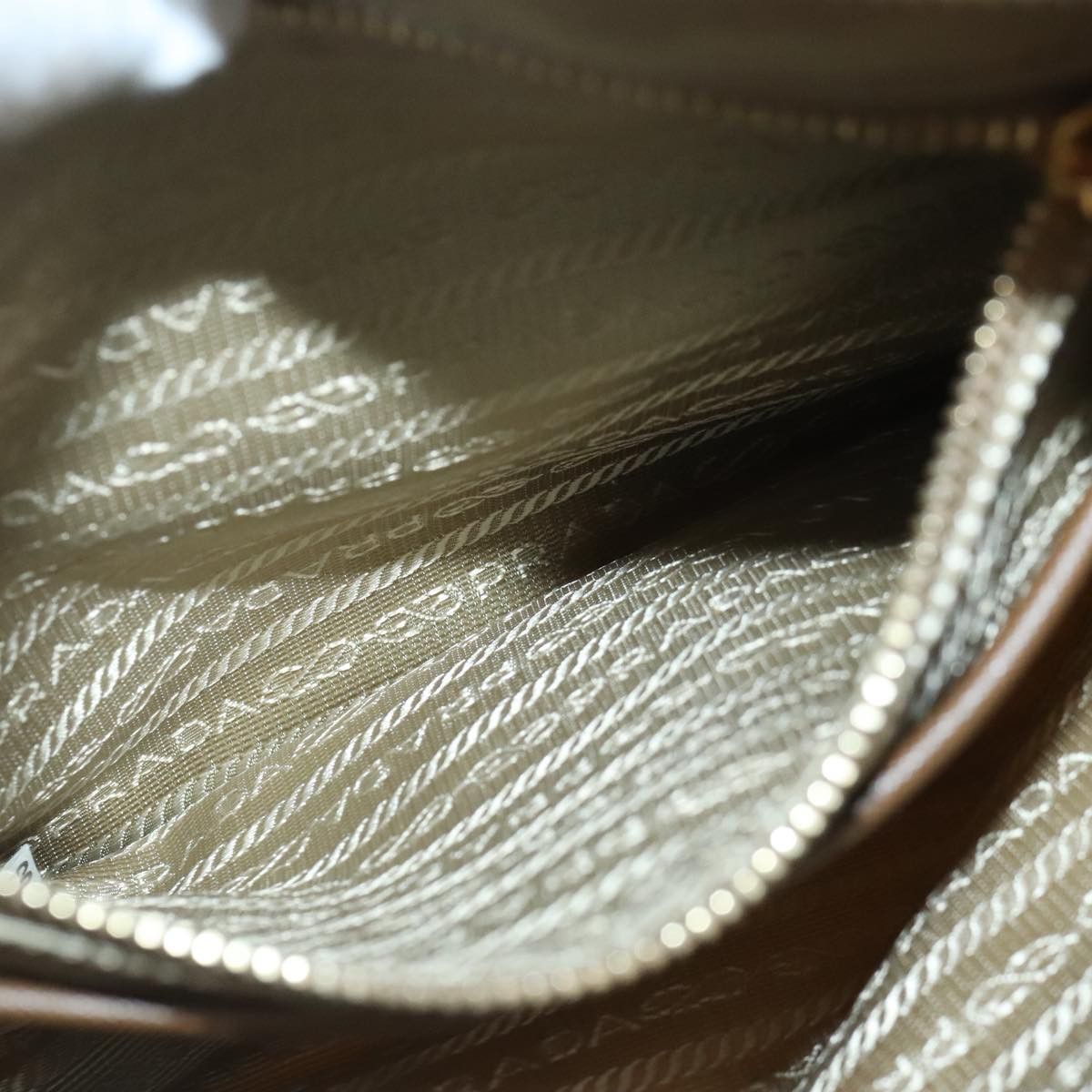Prada Re-Nylon Beige Synthetic Shoulder Bag (Pre-Owned) Size ONE SIZE - 12 Thumbnail