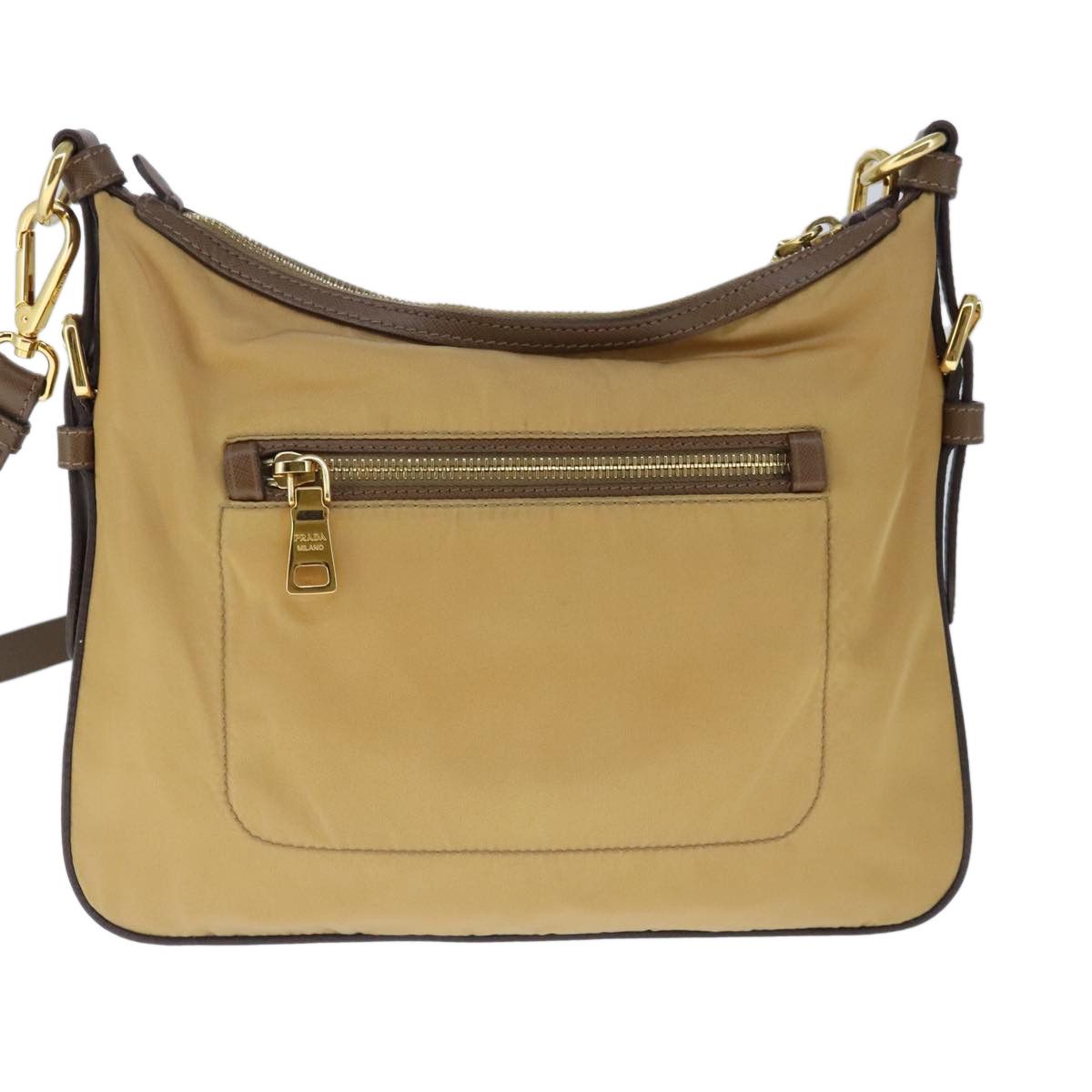 Prada Re-Nylon Beige Synthetic Shoulder Bag (Pre-Owned) Size ONE SIZE - 2 Thumbnail