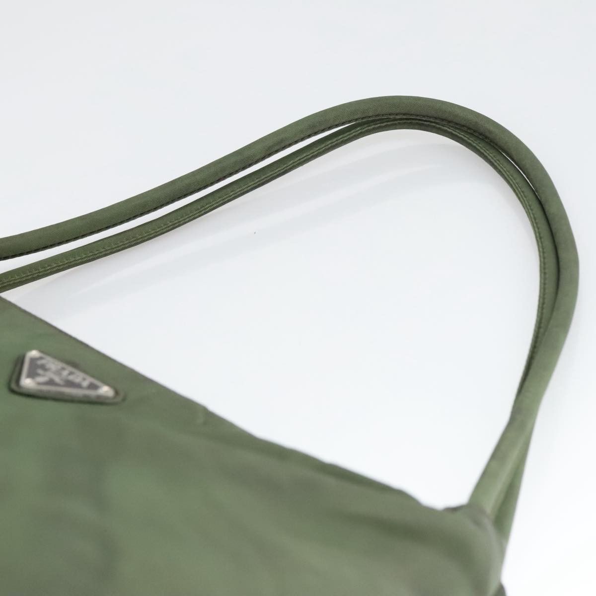Prada Tessuto Khaki Canvas Handbag (Pre-Owned) Size ONE SIZE - 15 Thumbnail