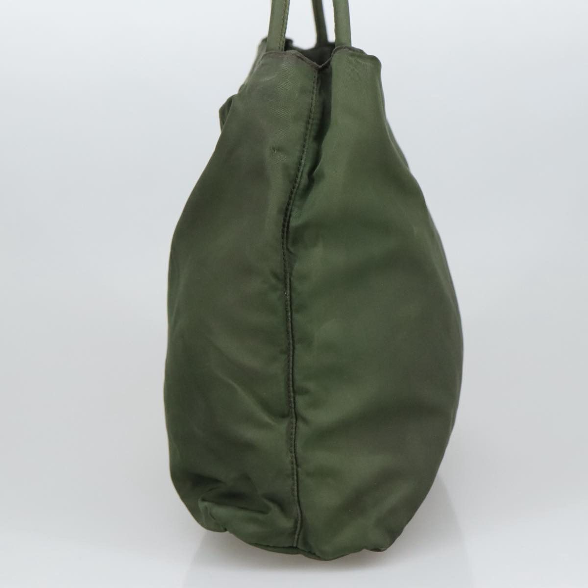 Prada Tessuto Khaki Canvas Handbag (Pre-Owned) Size ONE SIZE - 13 Thumbnail