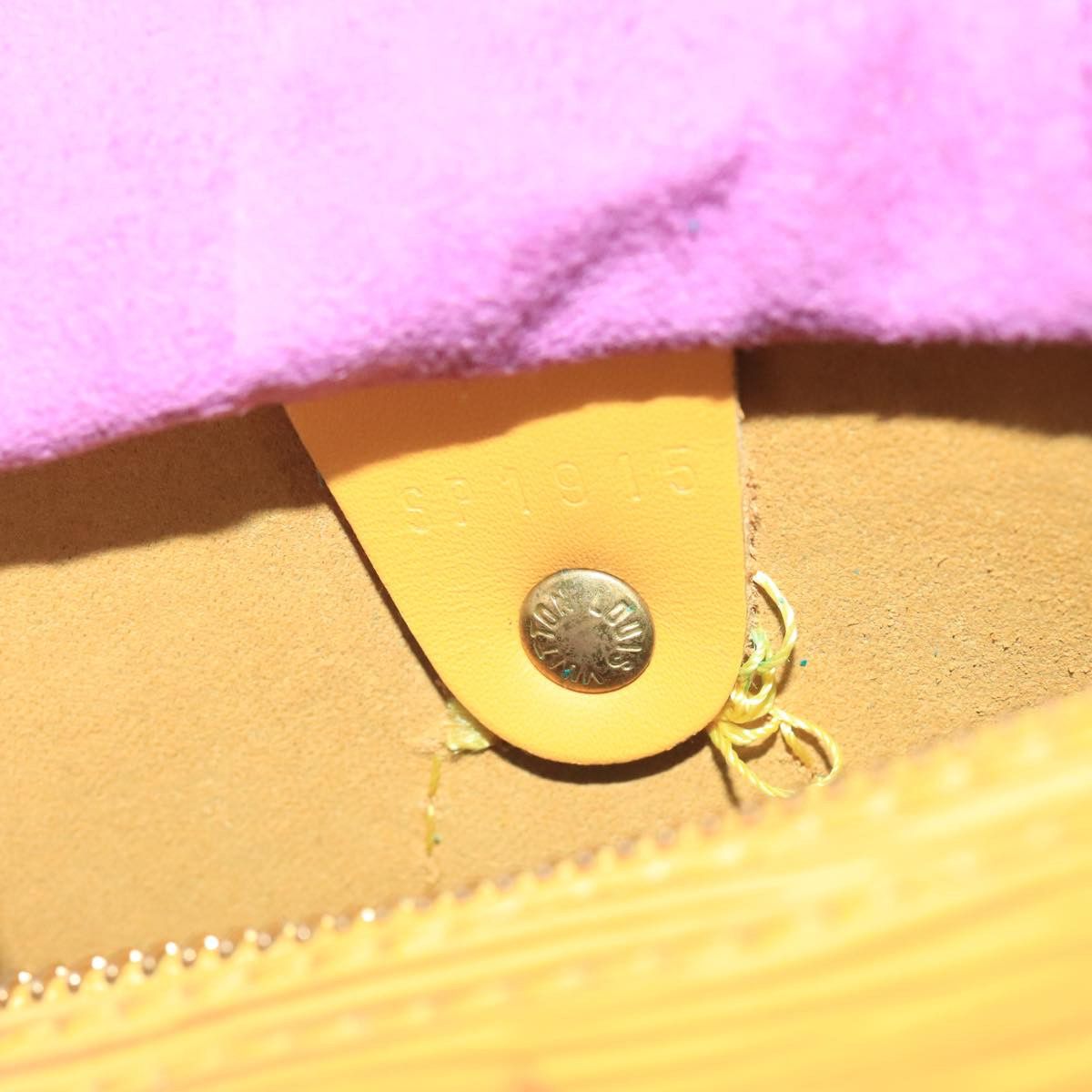 Louis Vuitton Speedy Yellow Leather Handbag (Pre-Owned) Size ONE SIZE - 9 Thumbnail
