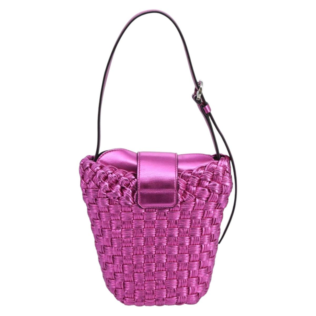 Salvatore Ferragamo Trifolio Pink Leather Shoulder Bag (Pre-Owned) Size ONE SIZE - 2 Thumbnail