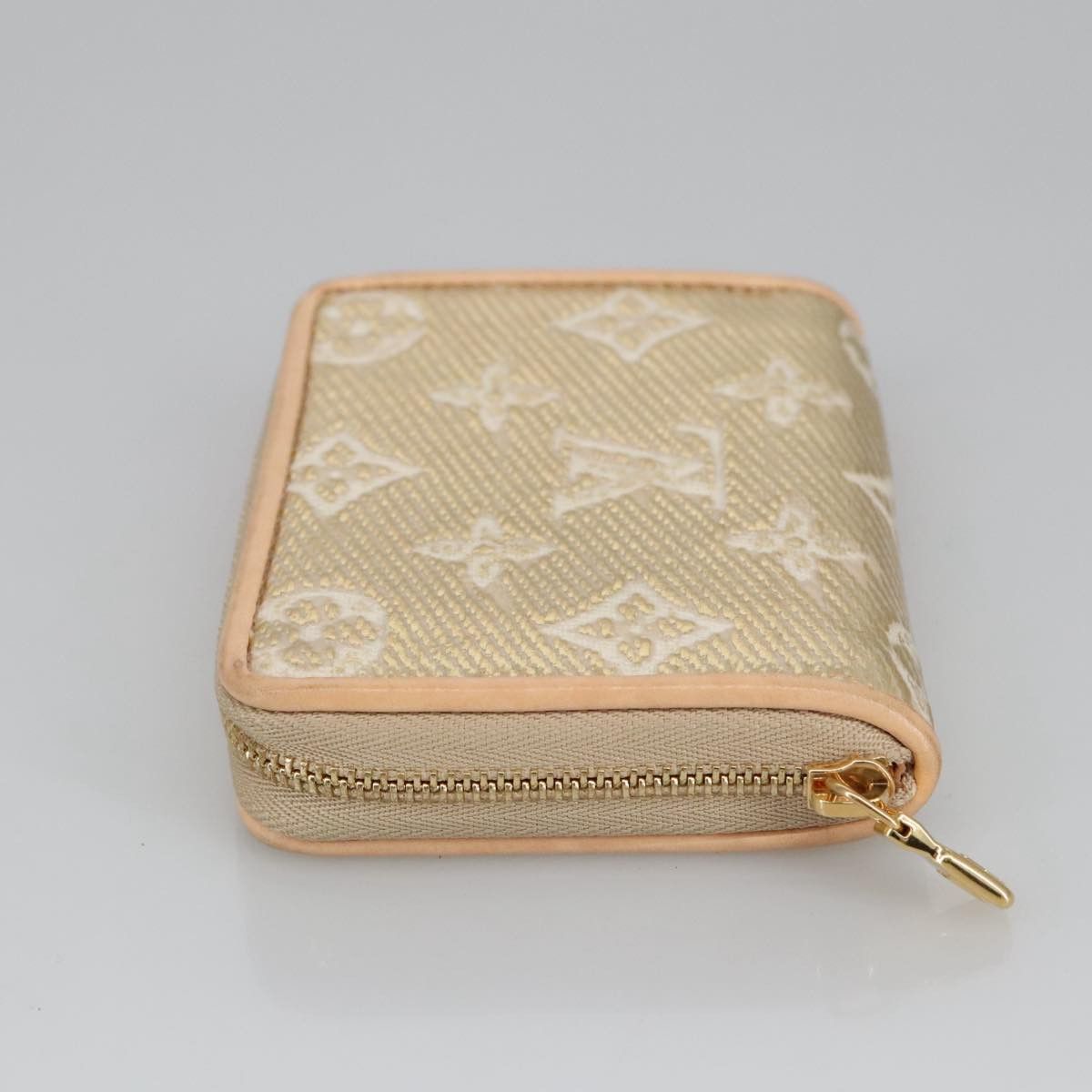 Louis Vuitton Zippy Coin Purse Gold Canvas Wallet (Pre-Owned) Size ONE SIZE - 3 Thumbnail