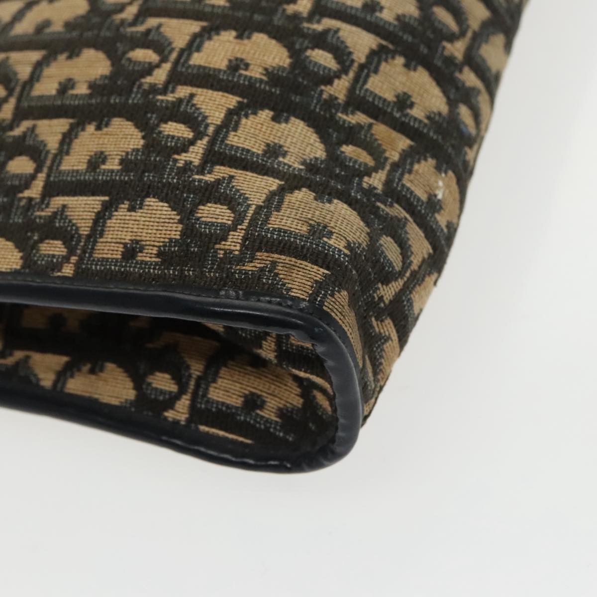 Dior Trotter Navy Canvas Shoulder Bag (Pre-Owned) Size ONE SIZE - 15 Thumbnail