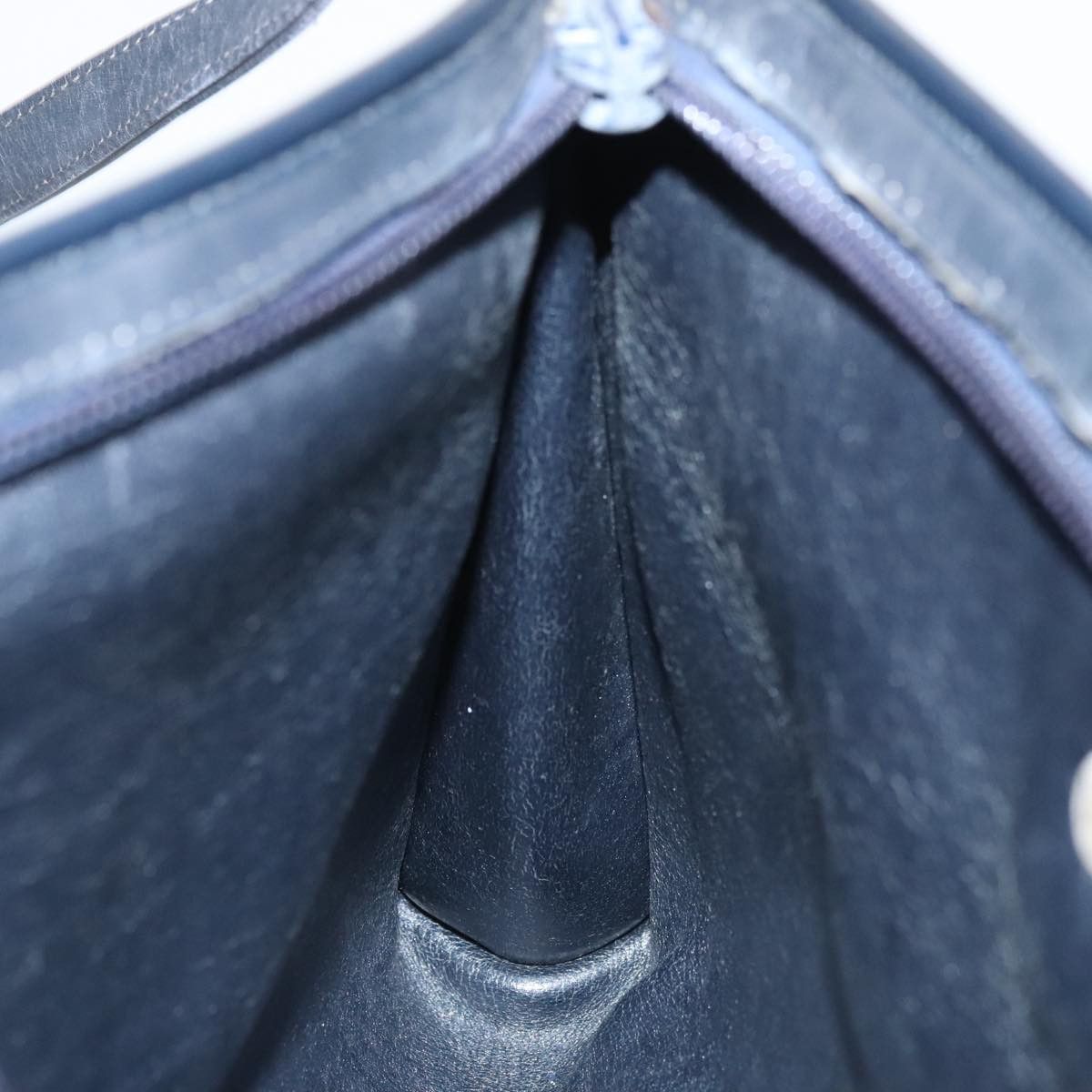 Dior Trotter Navy Canvas Shoulder Bag (Pre-Owned) Size ONE SIZE - 19 Thumbnail
