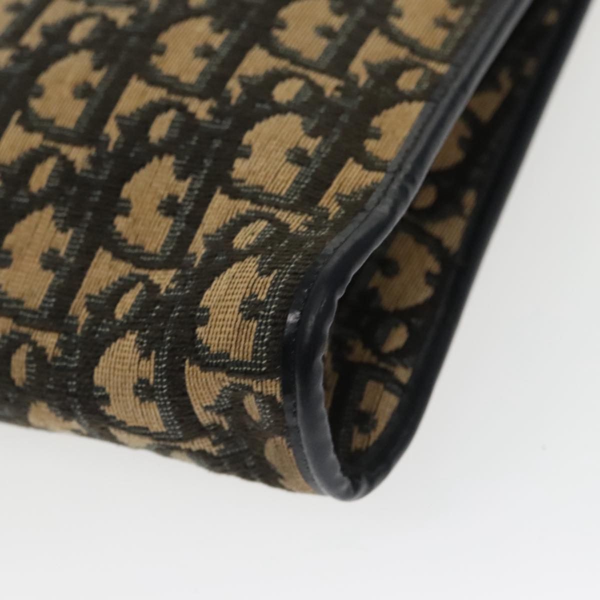 Dior Trotter Navy Canvas Shoulder Bag (Pre-Owned) Size ONE SIZE - 16 Thumbnail