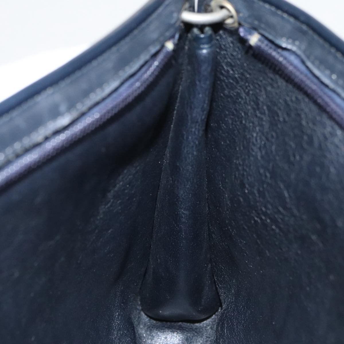 Dior Trotter Navy Canvas Shoulder Bag (Pre-Owned) Size ONE SIZE - 6 Thumbnail